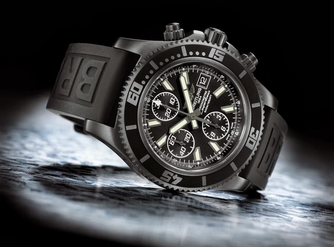 BREITLING-Superocean-Chronograph-II-BLACKSTEEL