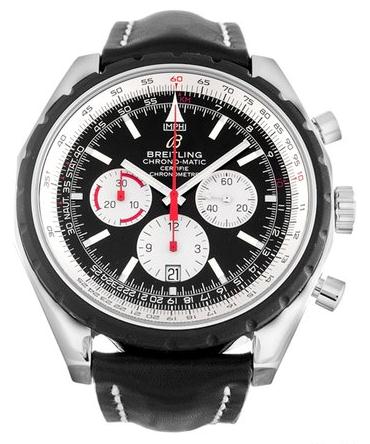 The superb copy watches Breitling Chronomatic A14360 have many functions.