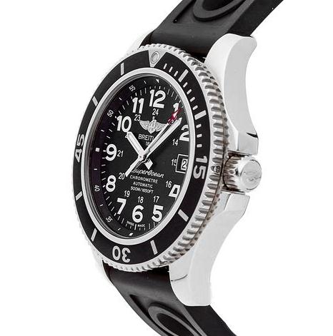 The sturdy fake Breitling Superocean A17365C9 watches are made from stainless steel.
