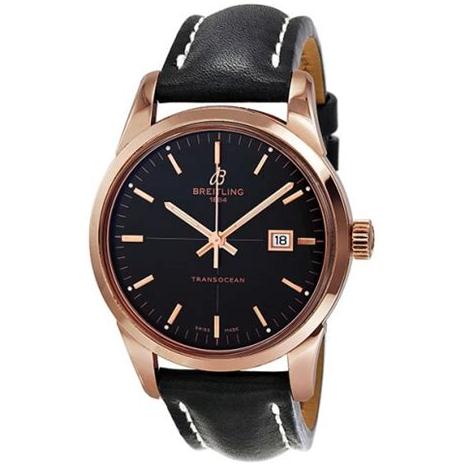 UK 18K Rose Gold Fake Breitling Transocean R1036012 Watches For Sale