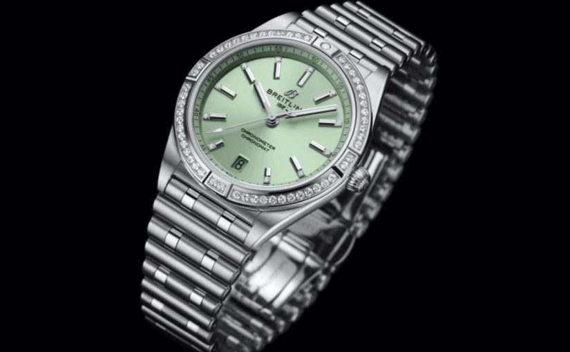 UK Mint Green Dials Fake Breitling Chronomat Watches Go Well With Summer