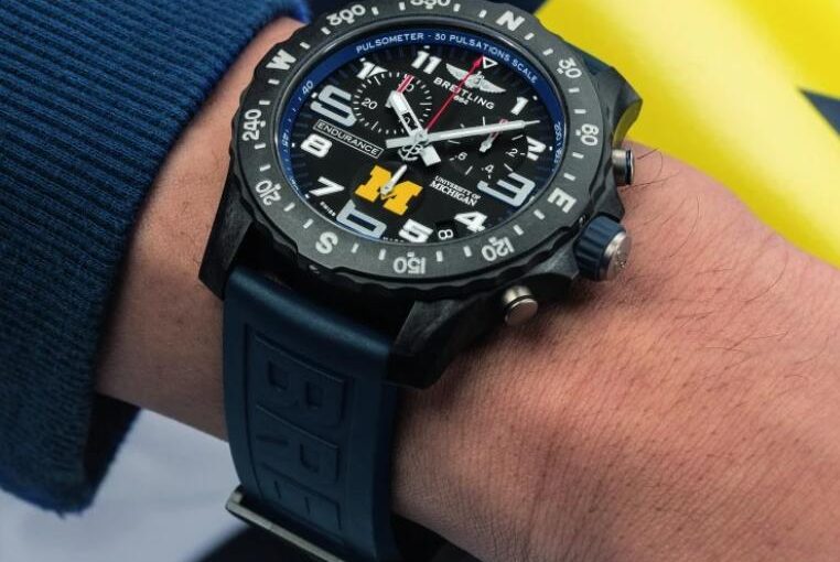 Forget A Foam Finger. Breitling Just Dropped 4 College-Themed Fake Watches For Sale UK Filled With School Spirit.